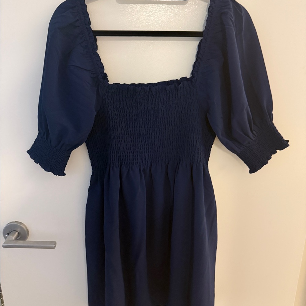 The Elizabeth Nap Dress - Navy Crepe
Navy Crepe / L